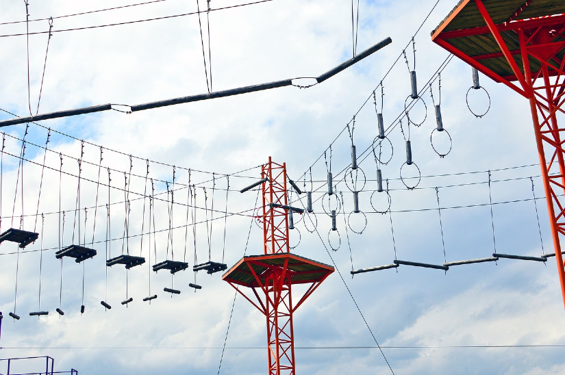 Smokies Attraction Gatlin's Rugged Ropes Course