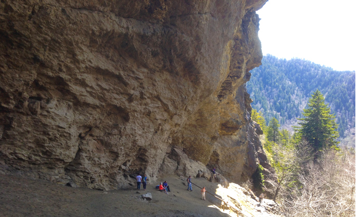 Alum Cave Bluffs on Alum Cave Trail