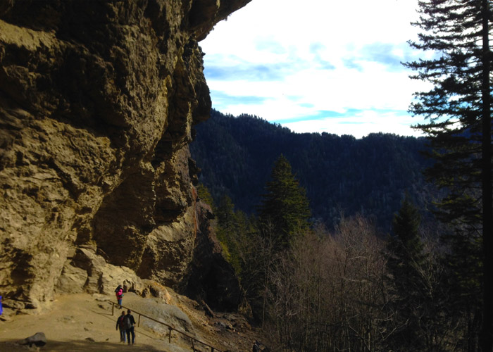 View of Alum Cave Bluffs Near Gatlinburg, TN