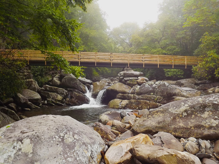 Bridge Accross the West Prong of the Little Pigeon River