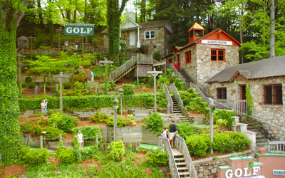 Fort Fun Mini Golf in Gatlinburg, TN