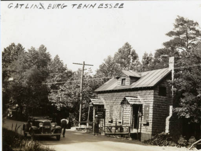  Wiley's Shop in Old Gatlinburg, TN in 1937