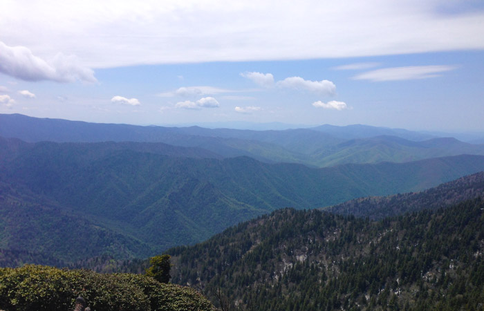 View From Mt. LeConte Smoky Mountains