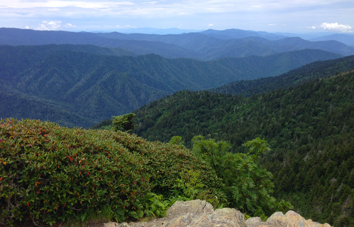 View From The Jump Off Near Gatlinburg, TN