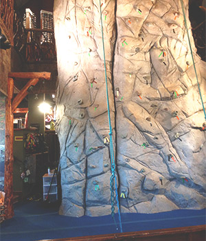 Climbing Wall at NOC in Gatlinburg