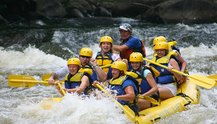 Rafting on the Pigeon River Smoky Mountains