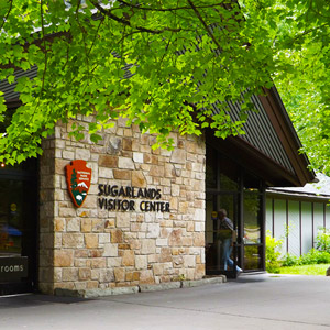 Sugarlands Visitor Center in the National Park