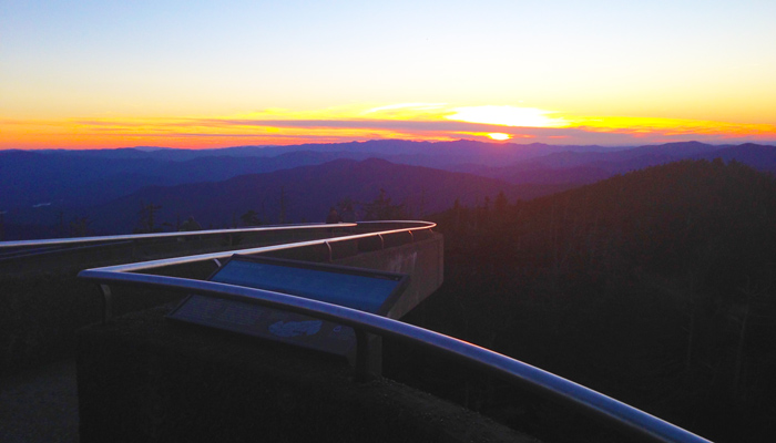 View of Sunset At Clingmans Dome