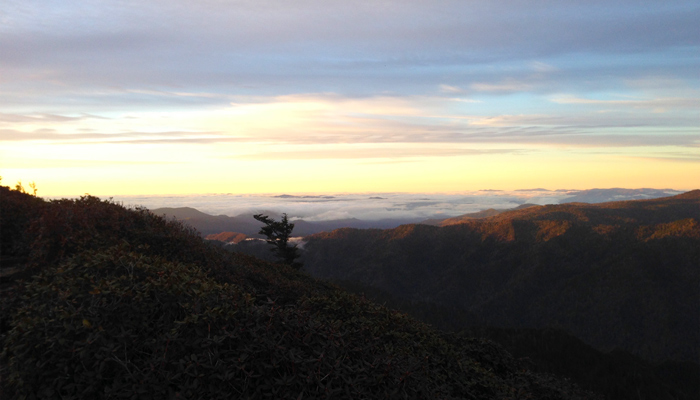 Sunset in the Smoky Mountains