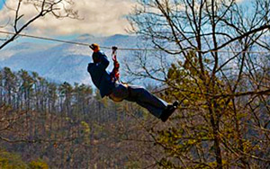 Zip Line in the Smokies