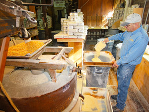 Making Cornmeal at the Old Mill