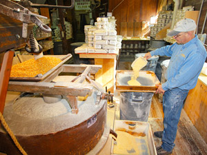 Making Cornmeal at the Old Mill