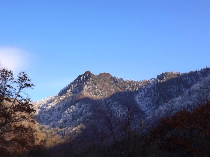 View of Chimney Tops From Newfound Gap Road