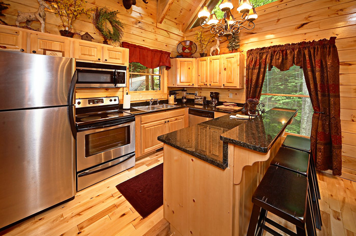 Adlers Ridge Cabin Kitchen