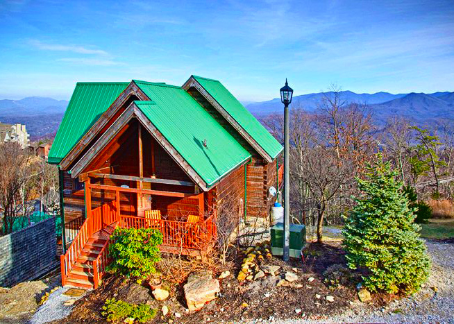 Log Cabin Close To Ober With View