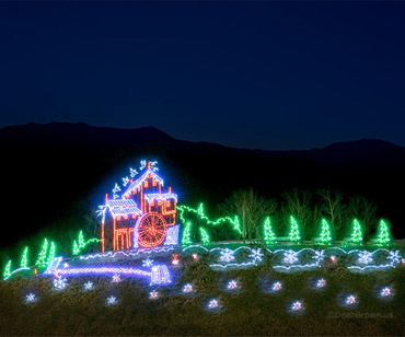 Christmas Lights in the Smokies