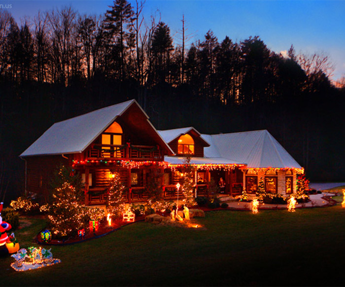 Log Cabin Christmas Smoky Mountains