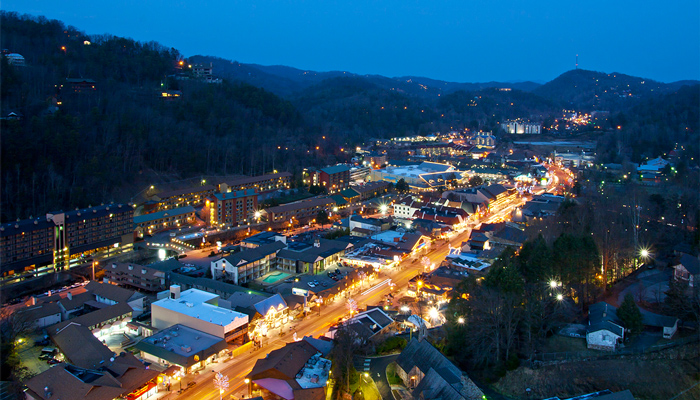 Night View of Gatlinburg