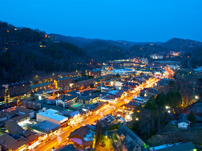 Downtown Gatlinburg in the Smokies