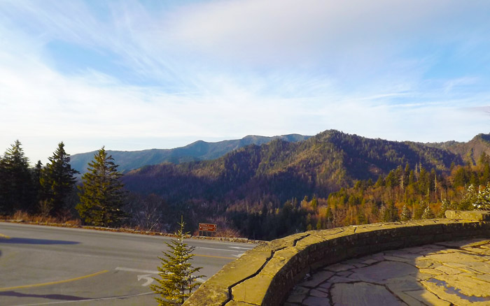 Newfound Gap in the Great Smoky Mountains National Park