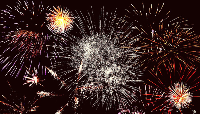 New Year's Fireworks in Gatlinburg