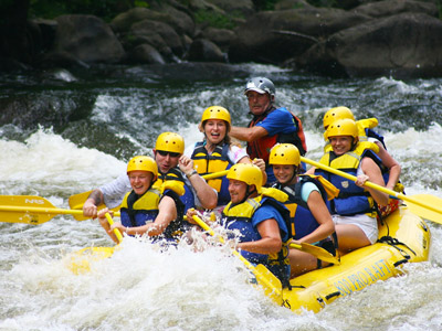 Gatlinburg Whitewater Rafting Rafting the Pigeon River