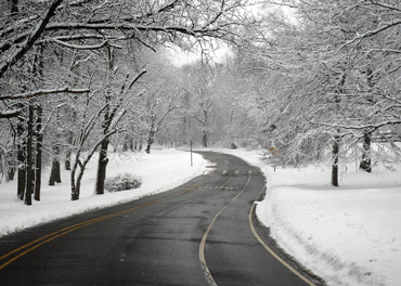 Snow in the Smoky Mountains