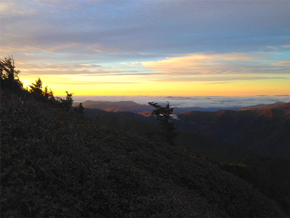 Sunrise in the Smoky Mountains Mt. LeConte