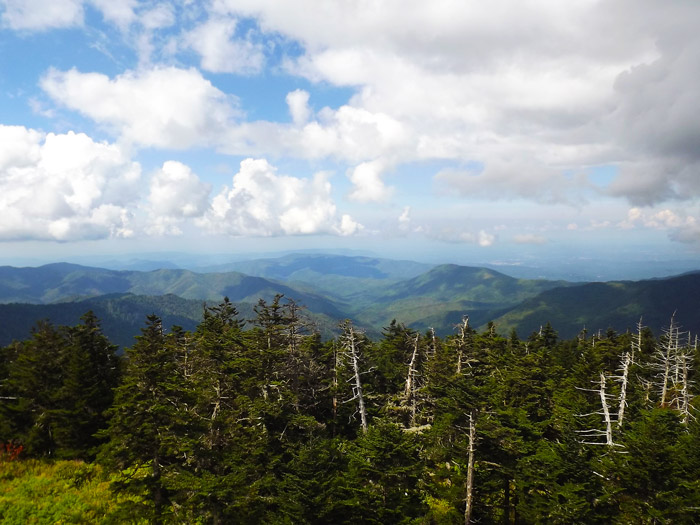 Clingman's Dome View Near Gatlinburg