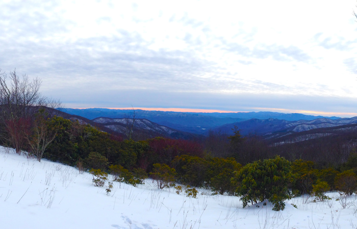 Winter View From Spence Field in the Smokies