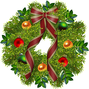 Decorated for Christmas Icon