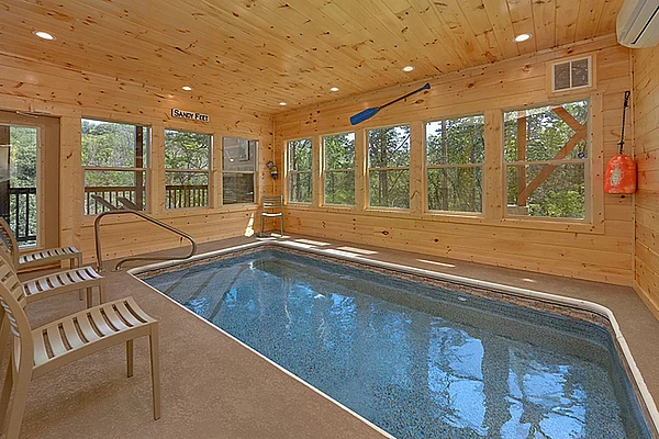 Smoky Mountain Cabin With Private Pool And View